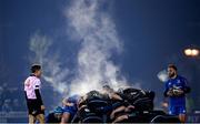 30 November 2019; Leinster scrumhalf Jamison Gibson-Park prepares to feed the ball into the scrum during the Guinness PRO14 Round 7 match between Glasgow Warriors and Leinster at Scotstoun Stadium in Glasgow, Scotland. Photo by Ramsey Cardy/Sportsfile