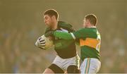 1 December 2019; Luke Connolly of Nemo Rangers is tackled by Danny Madigan of Clonmel Commercials during the AIB Munster GAA Football Senior Club Championship Final match between Nemo Rangers and Clonmel Commercials at Fraher Field in Dungarvan, Waterford. Photo by Eóin Noonan/Sportsfile