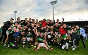 1 December 2019; Nemo players celebrate with the cup following the AIB Munster GAA Football Senior Club Championship Final match between Nemo Rangers and Clonmel Commercials at Fraher Field in Dungarvan, Waterford. Photo by Eóin Noonan/Sportsfile