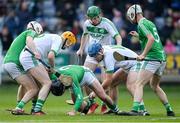 1 December 2019; Players from both sides try to gather possession during the AIB Leinster GAA Hurling Senior Club Championship Final match between Ballyhale Shamrocks and St Mullin's at MW Hire O'Moore Park in Portlaoise, Co Laois. Photo by Piaras Ó Mídheach/Sportsfile