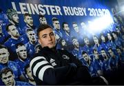 2 December 2019; Jordan Larmour poses for a portrait ahead of a Leinster Rugby press conference at Leinster Rugby Headquarters in UCD, Dublin. Photo by Ramsey Cardy/Sportsfile