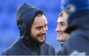 2 December 2019; James Lowe, left, and Rónan Kelleher during Leinster Rugby squad training at Energia Park in Donnybrook, Dublin. Photo by Ramsey Cardy/Sportsfile