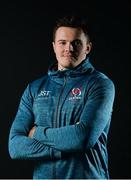 2 December 2019; Jacob Stockdale poses for a portrait following an Ulster Rugby press conference at Kingspan Stadium in Belfast. Photo by Oliver McVeigh/Sportsfile