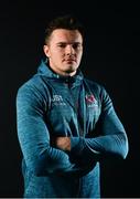 2 December 2019; Jacob Stockdale poses for a portrait following an Ulster Rugby press conference at Kingspan Stadium in Belfast. Photo by Oliver McVeigh/Sportsfile