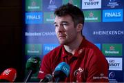 3 December 2019; Peter O'Mahony during a Munster Rugby Press Conference at University of Limerick in Limerick. Photo by Matt Browne/Sportsfile