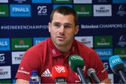 3 December 2019; CJ Stander during a Munster Rugby Press Conference at University of Limerick in Limerick. Photo by Matt Browne/Sportsfile