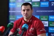 3 December 2019; CJ Stander during a Munster Rugby Press Conference at University of Limerick in Limerick. Photo by Matt Browne/Sportsfile