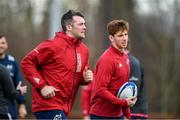 3 December 2019; Peter O'Mahony during a Munster Rugby squad training at University of Limerick in Limerick. Photo by Matt Browne/Sportsfile