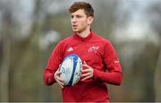 3 December 2019; Ben Healy during a Munster Rugby Training at University of Limerick in Limerick. Photo by Matt Browne/Sportsfile