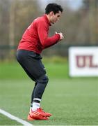 3 December 2019; Joey Carbery during a Munster Rugby squad training at University of Limerick in Limerick. Photo by Matt Browne/Sportsfile