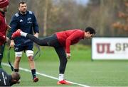 3 December 2019; Joey Carbery during a Munster Rugby squad training at University of Limerick in Limerick. Photo by Matt Browne/Sportsfile