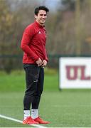 3 December 2019; Joey Carbery during a Munster Rugby squad training at University of Limerick in Limerick. Photo by Matt Browne/Sportsfile