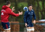 3 December 2019; Billy Holland, right, and Tommy O'Donnell during a Munster Rugby Training at University of Limerick in Limerick. Photo by Matt Browne/Sportsfile