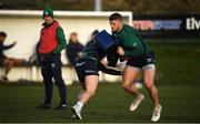 4 December 2019; Peter Robb, right, and Will Goddard during a Connacht Rugby squad training at the Sportsground in Galway. Photo by David Fitzgerald/Sportsfile