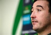 4 December 2019; Denis Buckley speaking during a Connacht Rugby press conference at the Sportsground in Galway. Photo by David Fitzgerald/Sportsfile
