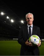 5 December 2019; Republic of Ireland Manager Mick McCarthy in attendance at the launch of the 2019 Dublin South Central Garda Youth Awards, in association with Aviva. The awards celebrate outstanding young people aged between 13 and 21 years of age and recognise the good work being done by young people throughout the communities of Dublin South Central. See garda.ie for further details. Photo by Eóin Noonan/Sportsfile