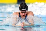 6 December 2019; Niamh Coyne of Ireland competes in the heats of the Women's 100m Breaststroke during day three of the European Short Course Swimming Championships 2019 at Tollcross International Swimming Centre in Glasgow, Scotland. Photo by Joseph Kleindl/Sportsfile