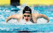 6 December 2019; Amelia Kane of Ireland competes in the heats of the Women's 200m Butterfly during day three of the European Short Course Swimming Championships 2019 at Tollcross International Swimming Centre in Glasgow, Scotland. Photo by Joseph Kleindl/Sportsfile