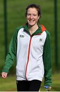 7 December 2019; Fionnuala McCormack of Ireland ahead of the start of the European Cross Country Championships 2019 at Bela Vista Park in Lisbon, Portugal. Photo by Sam Barnes/Sportsfile