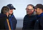 7 December 2019; Clare manager Brian Lohan, second from right, with his coaching team, from left, Ken Ralph, Sean Treacy and James Moran during the Inter-county challenge match between Galway and Clare at Ballinderreen GAA Club in Muggaunagh, Co. Galway. Photo by David Fitzgerald/Sportsfile