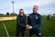 7 December 2019; Clare manager Brian Lohan, left, and Galway manager Shane O'Neill shake hands following the Inter-county challenge match between Galway and Clare at Ballinderreen GAA Club in Muggaunagh, Co. Galway. Photo by David Fitzgerald/Sportsfile