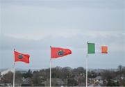7 December 2019; A view of Munster Rugby and tri-colour flags prior to the Heineken Champions Cup Pool 4 Round 3 match between Munster and Saracens at Thomond Park in Limerick. Photo by Seb Daly/Sportsfile