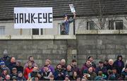 19 January 2019; Unofficial Hawkeye 'in operation' during the Bord na Mona Walsh Cup Final match between Wexford and Galway at Bellefield in Enniscorthy, Wexford. Photo by Piaras Ó Mídheach/Sportsfile