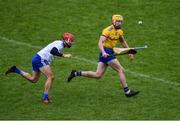 3 February 2019; Padraig Kelly of Roscommon in action against Conor McKenna of Monaghan during the Allianz Hurling League Division 3A Round 2 match between Roscommon and Monaghan at Dr Hyde Park in Roscommon. Photo by Piaras Ó Mídheach/Sportsfile