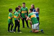 22 June 2019; Michael McWeeney of Leitrim with young supporters after the GAA Football All-Ireland Senior Championship Round 2 match between Leitrim and Clare at Avantcard Páirc Seán Mac Diarmada in Carrick-on-Shannon, Leitrim. Photo by Daire Brennan/Sportsfile