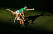 27 July 2019; Mike Casey of Limerick in action against Colin Fennelly of Kilkenny during the GAA Hurling All-Ireland Senior Championship Semi-Final match between Kilkenny and Limerick at Croke Park in Dublin. Photo by Daire Brennan/Sportsfile