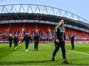 7 December 2019; Brad Barritt of Saracens walks the pitch prior to the Heineken Champions Cup Pool 4 Round 3 match between Munster and Saracens at Thomond Park in Limerick. Photo by Seb Daly/Sportsfile