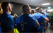 7 December 2019; The Leinster team, including Rónan Kelleher, left, and Andrew Porter, 3, line up in the tunnel ahead of the Heineken Champions Cup Pool 1 Round 3 match between Northampton Saints and Leinster at Franklins Gardens in Northampton, England. Photo by Ramsey Cardy/Sportsfile