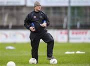 7 December 2019; Kildare selector Bryan Murphy during the warm-up before the 2020 O'Byrne Cup Round 1 match between Kildare and Longford at St Conleth's Park in Newbridge, Kildare. Photo by Piaras Ó Mídheach/Sportsfile