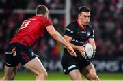 7 December 2019; Matt Gallagher of Saracens in action against Chris Farrell of Munster during the Heineken Champions Cup Pool 4 Round 3 match between Munster and Saracens at Thomond Park in Limerick. Photo by Brendan Moran/Sportsfile