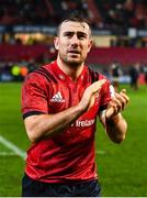 7 December 2019; JJ Hanrahan of Munster acknowledges supporters after the Heineken Champions Cup Pool 4 Round 3 match between Munster and Saracens at Thomond Park in Limerick. Photo by Brendan Moran/Sportsfile