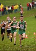 8 December 2019; Jack O'Leary of Ireland, right, and Brian Fay of Ireland competing in the U23 Men's event during the European Cross Country Championships 2019 at Bela Vista Park in Lisbon, Portugal. Photo by Sam Barnes/Sportsfile