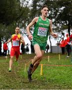 8 December 2019; Cathal Doyle of Ireland competing in the U23 Men's event during the European Cross Country Championships 2019 at Bela Vista Park in Lisbon, Portugal. Photo by Sam Barnes/Sportsfile