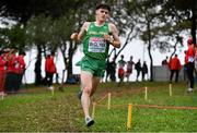 8 December 2019; David McGlynn of Ireland competing in the U23 Men's event during the European Cross Country Championships 2019 at Bela Vista Park in Lisbon, Portugal. Photo by Sam Barnes/Sportsfile