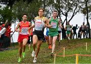 8 December 2019; Jack O'Leary of Ireland, centre, competing in the U23 Men's event during the European Cross Country Championships 2019 at Bela Vista Park in Lisbon, Portugal. Photo by Sam Barnes/Sportsfile