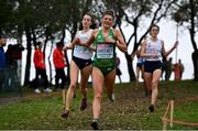 8 December 2019; Fian Sweeney of Ireland competing in the Women's U23 event during the European Cross Country Championships 2019 at Bela Vista Park in Lisbon, Portugal. Photo by Sam Barnes/Sportsfile