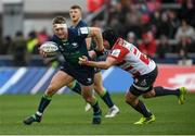 8 December 2019; Tom McCartney of Connacht is tackled by Ben Morgan of Gloucester during the Heineken Champions Cup Pool 5 Round 3 match between Gloucester and Connacht at Kingsholm Stadium in Gloucester, England. Photo by Ramsey Cardy/Sportsfile