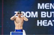 8 December 2019; Cillian Melly of Ireland prior to competing in the Men's 200m Butterfly Heats during day five of the European Short Course Swimming Championships 2019 at Tollcross International Swimming Centre in Glasgow, Scotland. Photo by Joseph Kleindl/Sportsfile