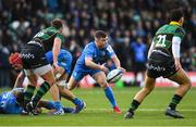 7 December 2019; Luke McGrath of Leinster during the Heineken Champions Cup Pool 1 Round 3 match between Northampton Saints and Leinster at Franklins Gardens in Northampton, England. Photo by Ramsey Cardy/Sportsfile