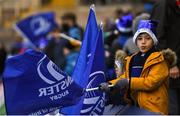 7 December 2019; A Leinster supporter during the Heineken Champions Cup Pool 1 Round 3 match between Northampton Saints and Leinster at Franklins Gardens in Northampton, England. Photo by Ramsey Cardy/Sportsfile