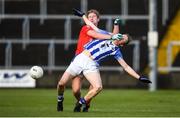 8 December 2019; Brian Bobbett of Ballyboden St Endas in action against Ross Dunphy of Éire Óg during the AIB Leinster GAA Football Senior Club Championship Final between Eire Óg Carlow and Ballyboden St. Enda's GAA at MW Hire O'Moore Park in Portlaoise, Co. Laois. Photo by David Fitzgerald/Sportsfile