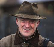 8 December 2019; Willie Mullins after sending out Min to win the John Durkan Memorial Punchestown Steeplechase at Punchestown Racecourse in Kildare. Photo by Harry Murphy/Sportsfile