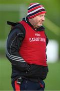 8 December 2019; Louth manager Wayne Kierans during the warm-up before the 2020 O'Byrne Cup Round 1 match between Meath and Louth at Páirc Tailteann in Navan, Co Meath. Photo by Piaras Ó Mídheach/Sportsfile