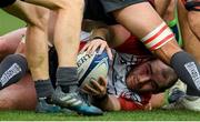 8 December 2019; Fraser Balmain of Gloucester during the Heineken Champions Cup Pool 5 Round 3 match between Gloucester and Connacht at Kingsholm Stadium in Gloucester, England. Photo by Ramsey Cardy/Sportsfile