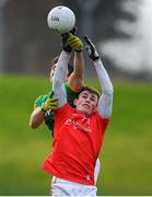 8 December 2019; Dan Corcoran of Louth in action against Ben Brennan of Meath during the 2020 O'Byrne Cup Round 1 match between Meath and Louth at Páirc Tailteann in Navan, Co Meath. Photo by Piaras Ó Mídheach/Sportsfile