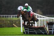 8 December Burlesque Queen, with James O'Sullivan up, during the Carmel Colgan Memorial/Blackrock Insurance Supporting Kilmacud Crokes Handicap Hurdle at Punchestown Racecourse in Kildare. Photo by Harry Murphy/Sportsfile